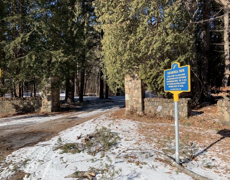 Sacandaga Park Marker. Click for full size. Sacandaga Park Marker image. Click for full size.