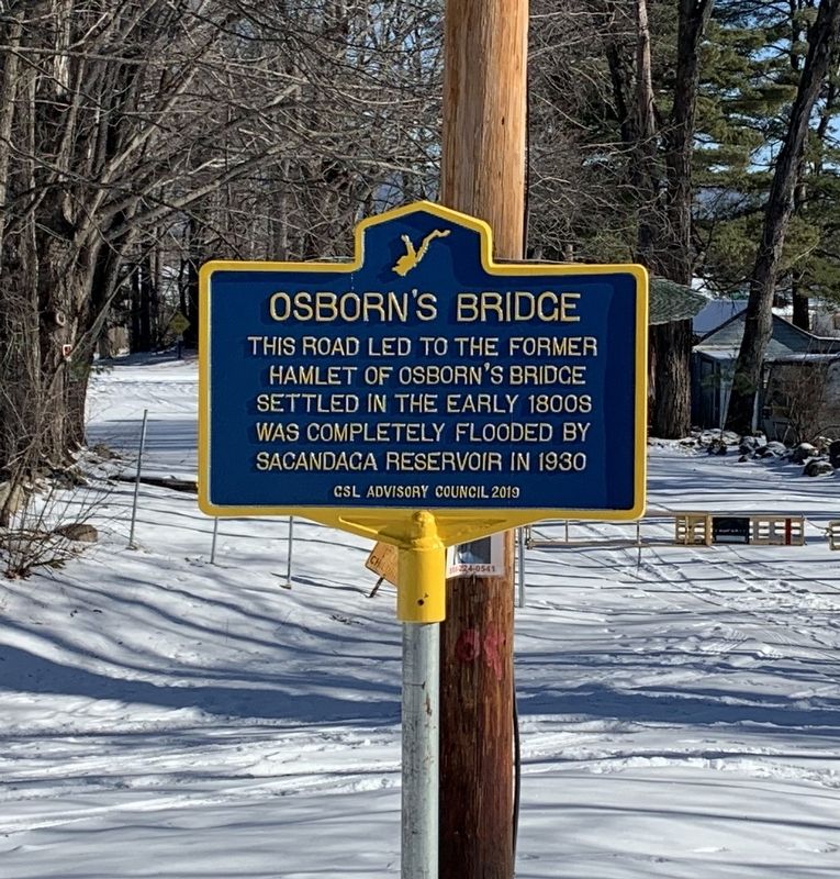Osborns Bridge Marker image. Click for full size.