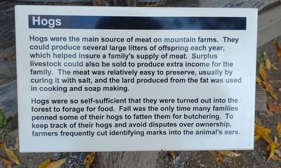 Hogs Marker. Click for full size. Hogs Marker image. Click for full size.