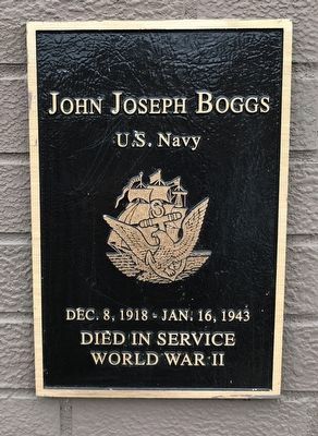 John Joseph Boggs Marker. Click for full size. John Joseph Boggs Marker image. Click for full size.