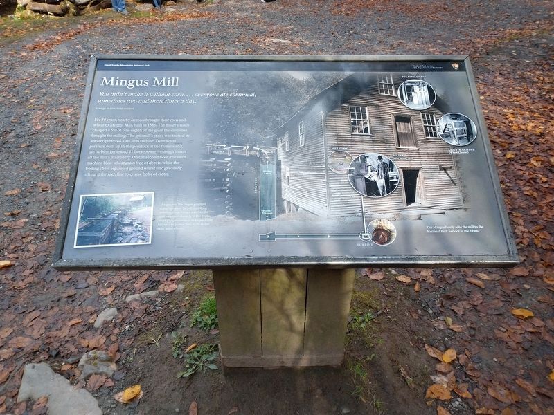Mingus Mill Marker. Click for full size. Mingus Mill Marker image. Click for full size.