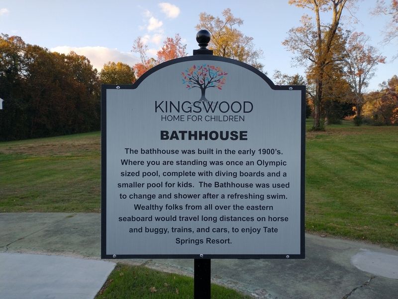 Bathhouse Marker image. Click for full size.