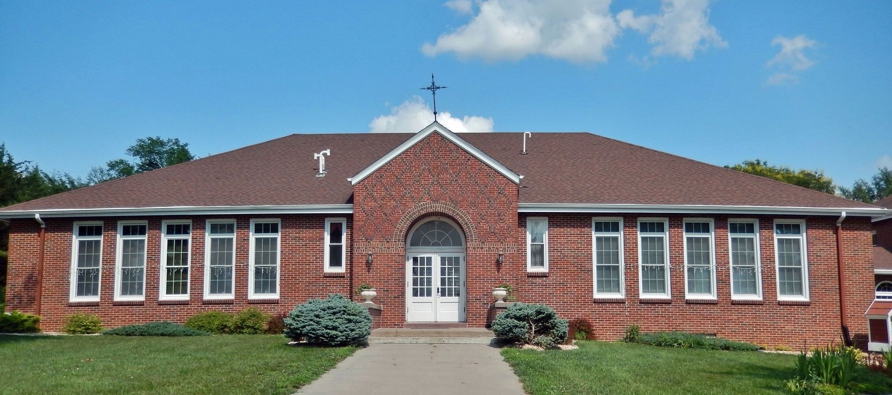 School Building (<i>west elevation</i>) image. Click for full size.