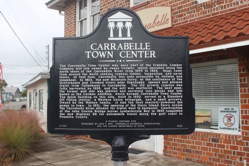 Carabelle Town Center Marker image. Click for full size.