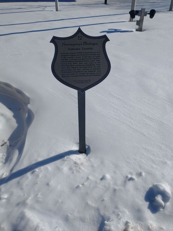 Kalkaska County Marker. Click for full size. Kalkaska County Marker image. Click for full size.