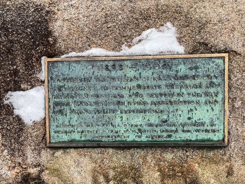 Spanish War Veterans Monument image. Click for full size.