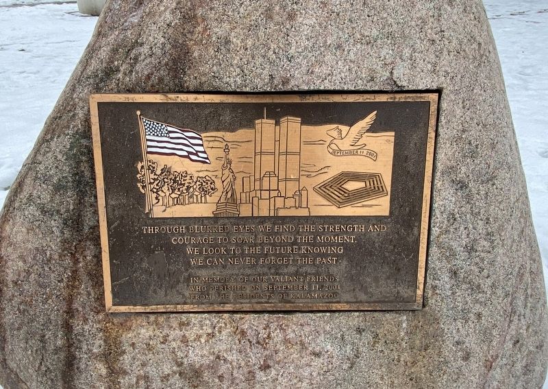 Kalamazoo 9/11 Memorial. Click for full size. Kalamazoo 9/11 Memorial image. Click for full size.