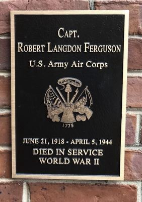 Capt. Robert Langdon Ferguson Marker image. Click for full size.