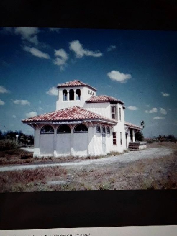 Old Railway Depot Marker. Click for full size. Old Railway Depot Marker image. Click for full size.
