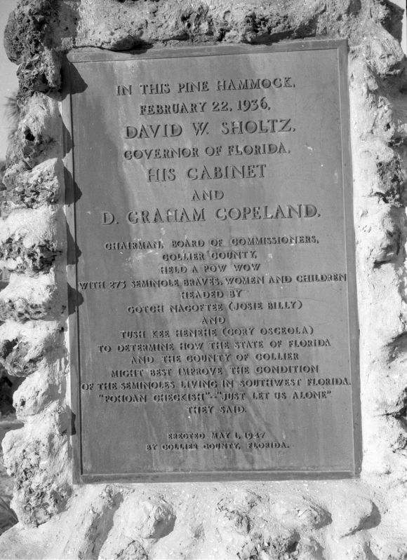 1936 Seminole Conference Marker image. Click for full size.