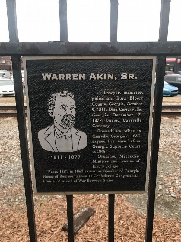 Warren Akin, Sr. Marker image. Click for full size.