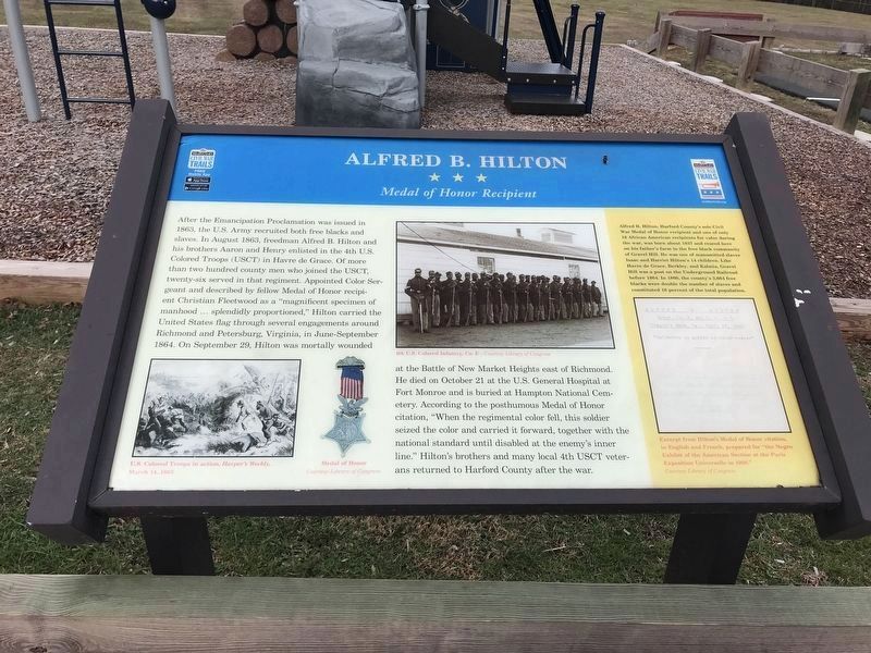 Alfred B. Hilton Marker image. Click for full size.