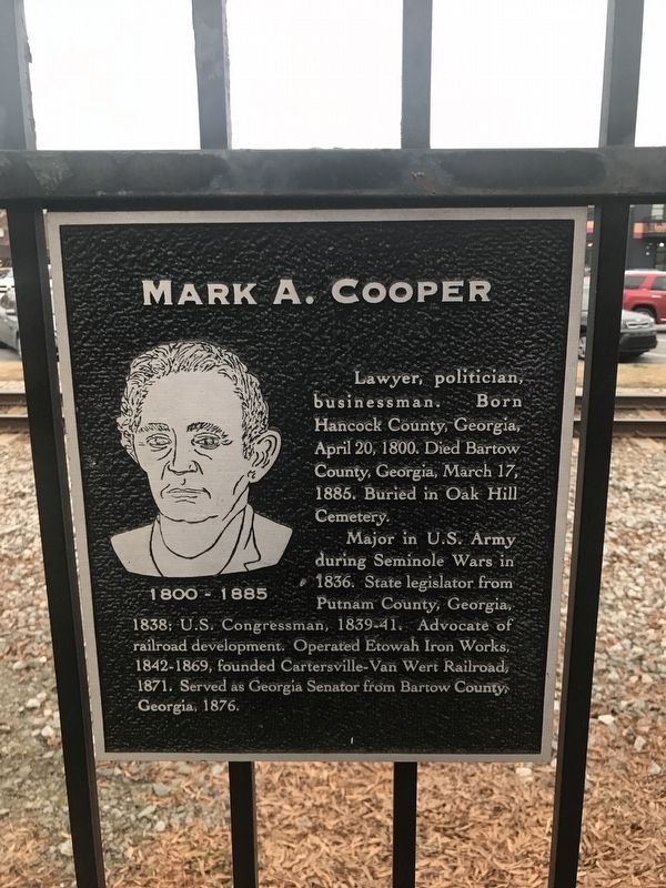 Mark A. Cooper Marker image. Click for full size.