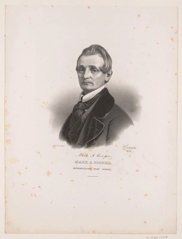 Mark Anthony Cooper (1800-1885) image. Click for full size.