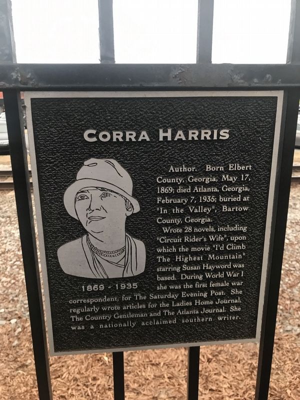 Corra Harris Marker image. Click for full size.