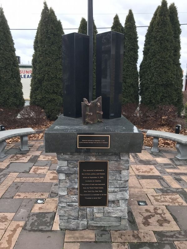 Aberdeen 9/11 Memorial image. Click for full size.