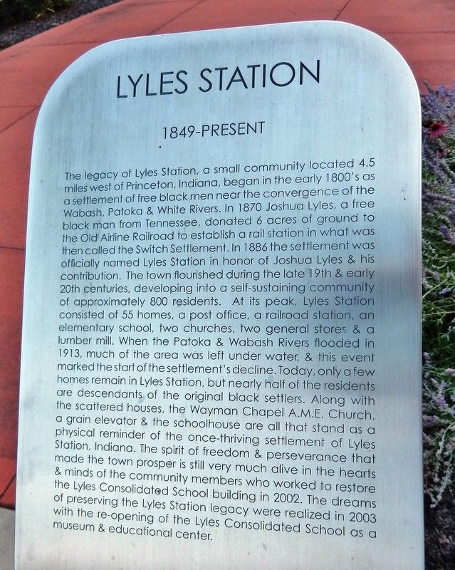 Lyles Station Marker image. Click for full size.