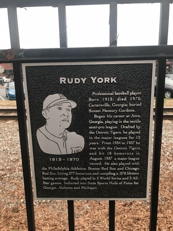 Rudy York Marker image. Click for full size.