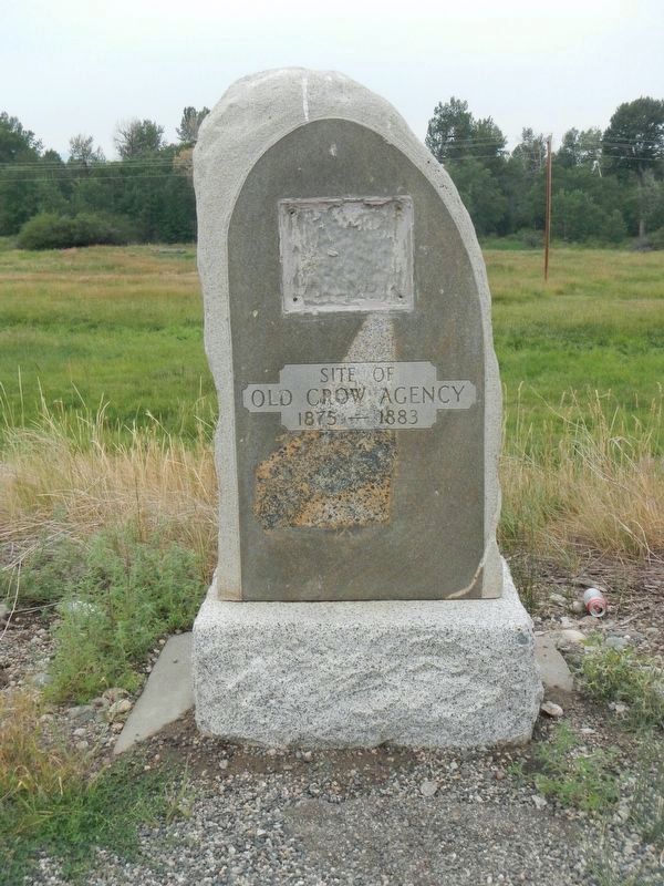 Site of Old Crow Agency image. Click for full size.