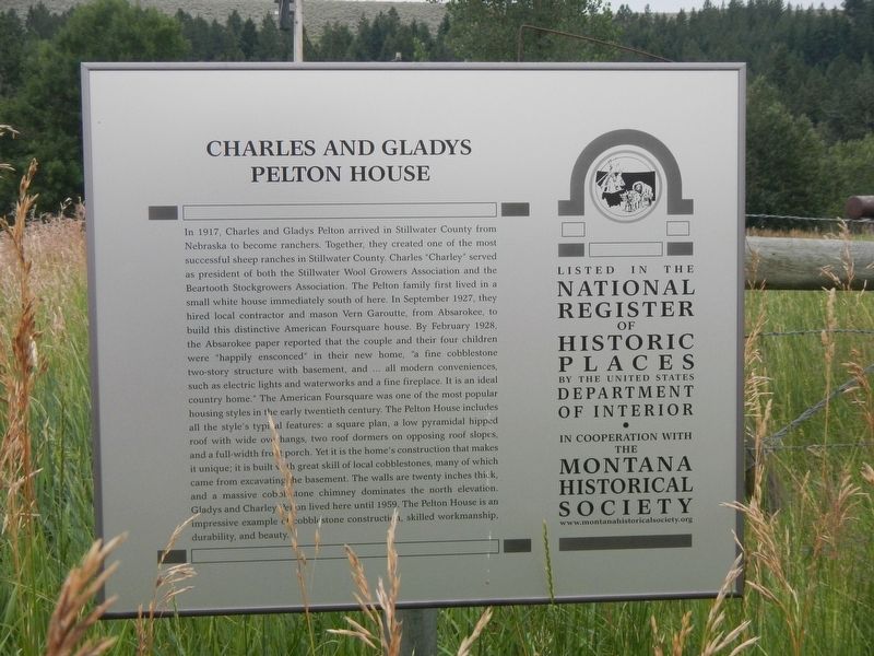 Charles and Gladys Pelton House Marker image. Click for full size.