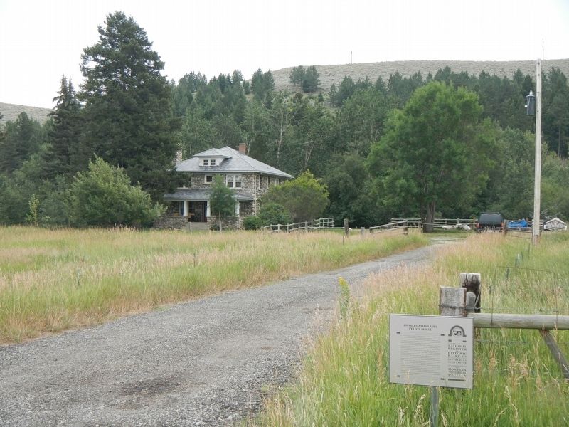 Charles and Gladys Pelton House and Marker image. Click for full size.