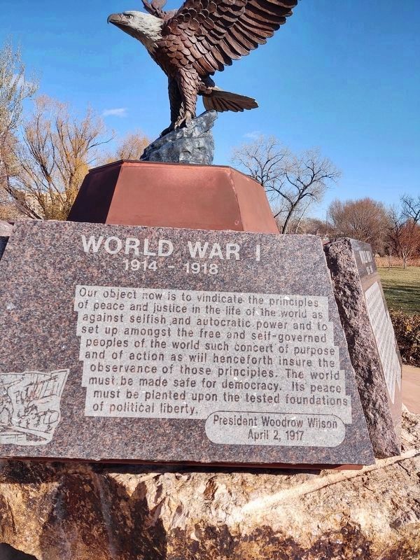 Black Hills Veterans Memorial - World War I image. Click for full size.