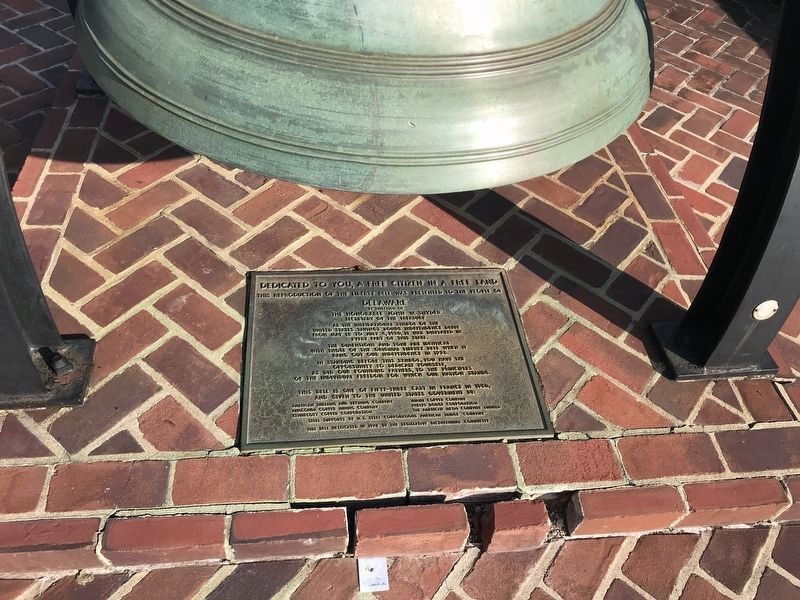 Liberty Bell Reproduction Marker image. Click for full size.