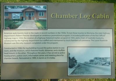 Chambers Log Cabin Marker image. Click for full size.