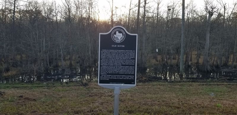 The Old River Marker image. Click for full size.
