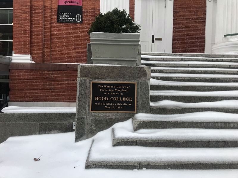 Hood College Marker. Click for full size. Hood College Marker image. Click for full size.
