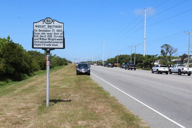 Wright Brothers Marker image. Click for full size.