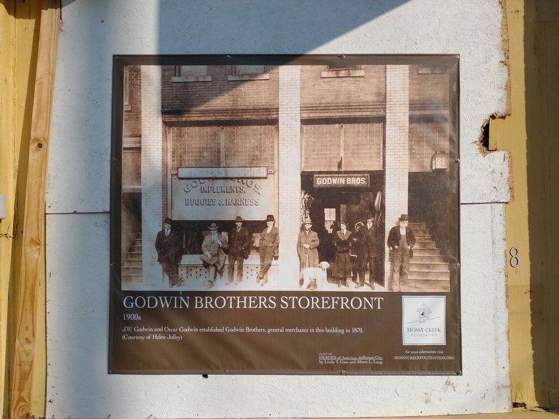 Godwin Brothers Storefront Marker image. Click for full size.