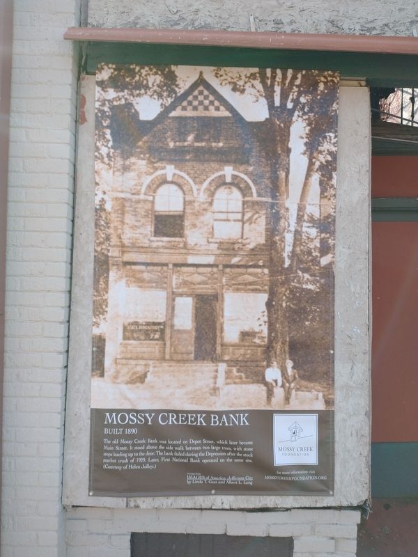 Mossy Creek Bank Marker image. Click for full size.