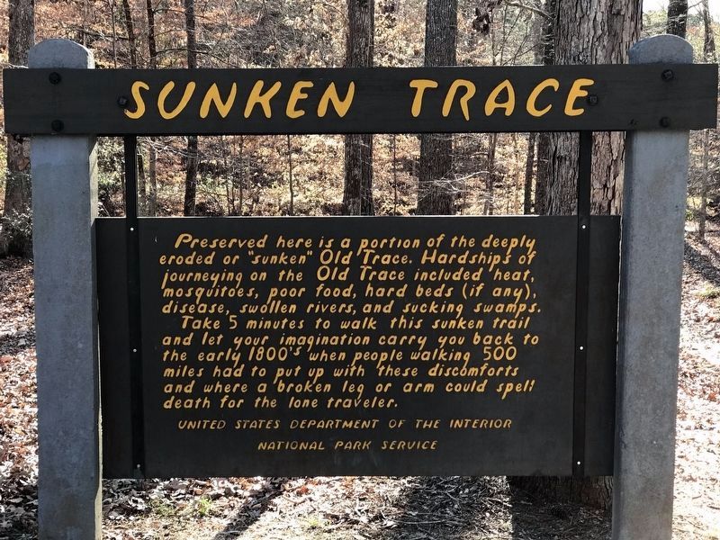 Sunken Trace Marker image. Click for full size.