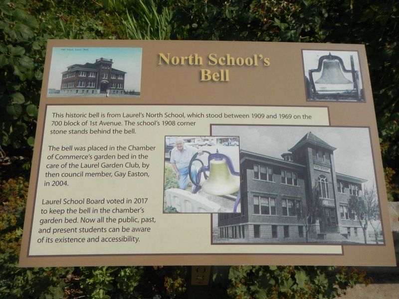 North School's Bell Marker image. Click for full size.