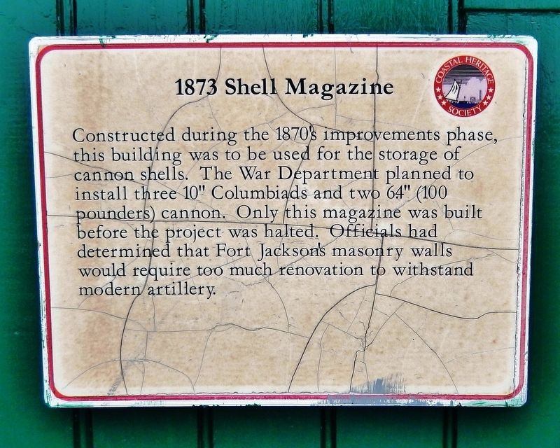 1873 Shell Magazine Marker. Click for full size. 1873 Shell Magazine Marker image. Click for full size.