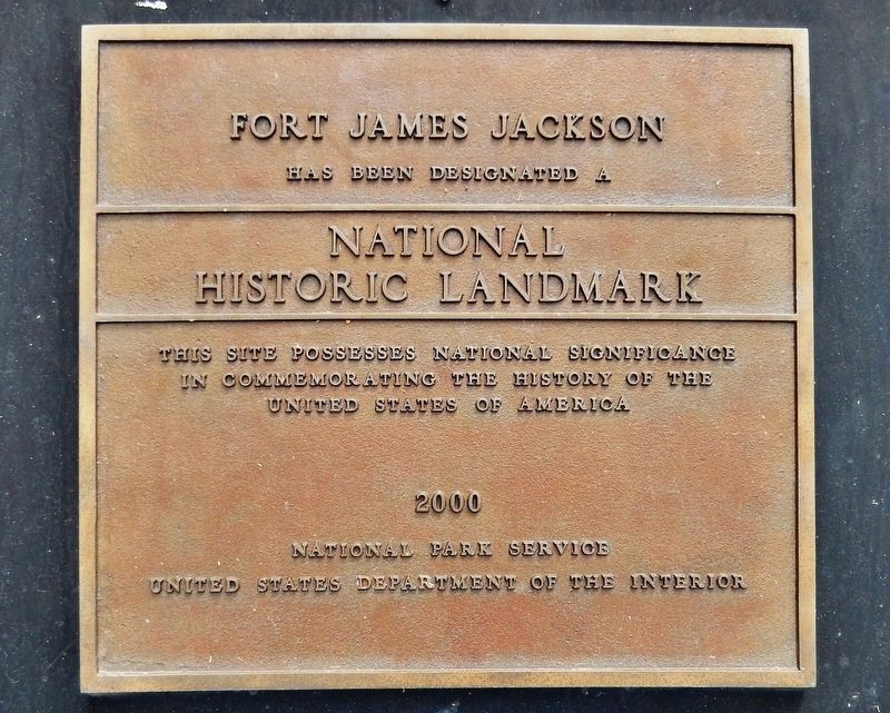 Fort James Jackson Marker image. Click for full size.