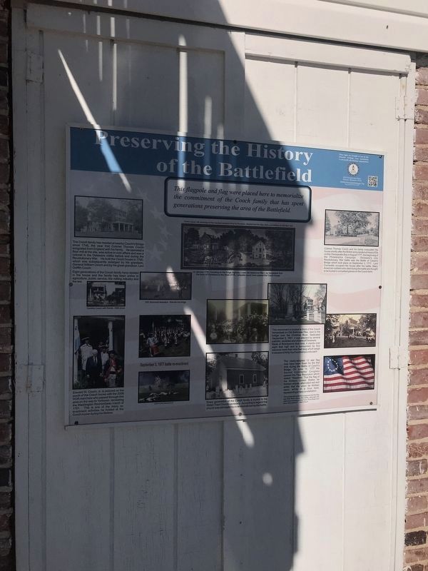 Preserving the History of the Battlefield Marker. Click for full size. Preserving the History of the Battlefield Marker image. Click for full size.