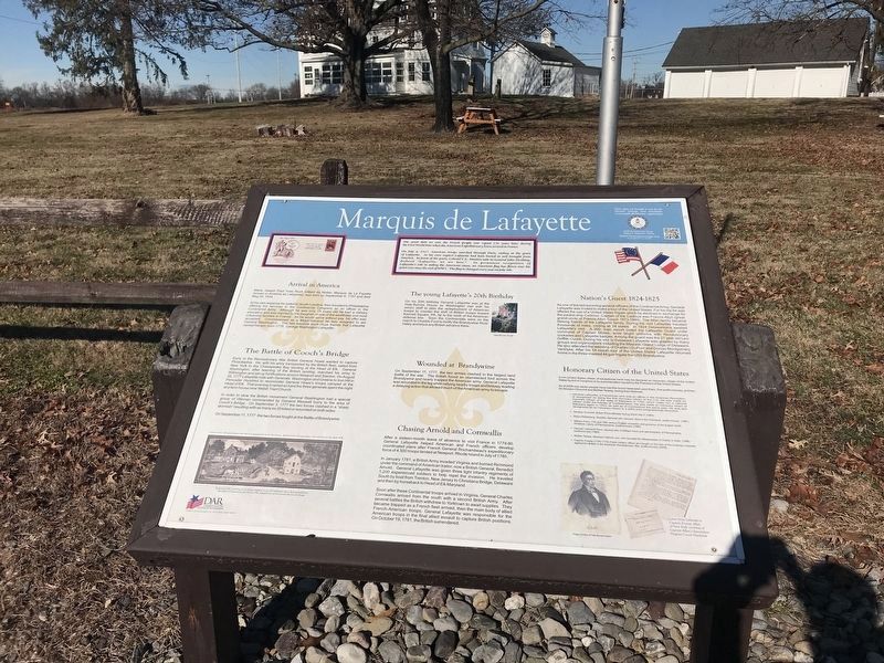 Marquis de Lafayette Marker image. Click for full size.