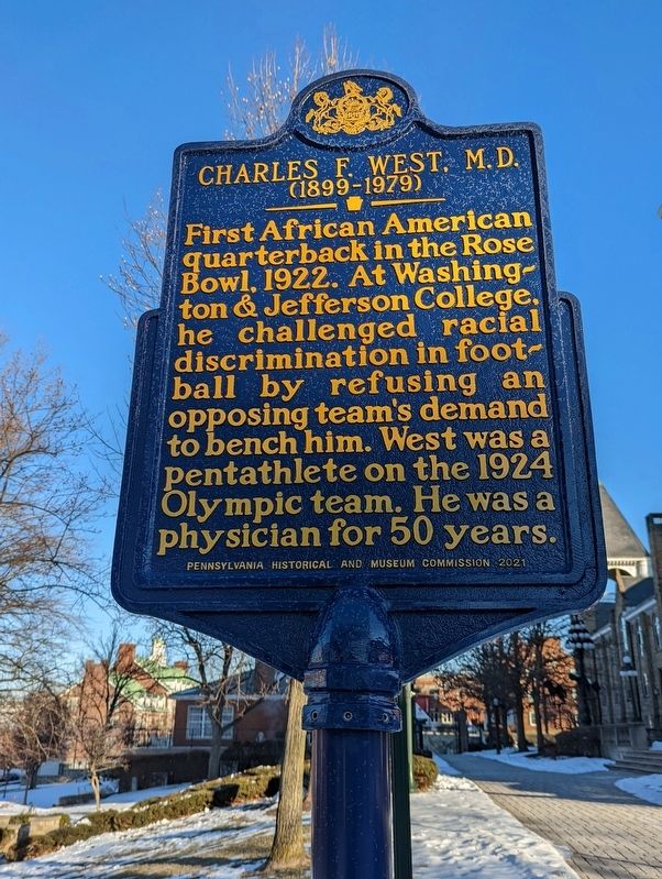 Charles F. West, M.D. Marker. Click for full size. Charles F. West, M.D. Marker image. Click for full size.