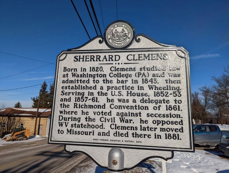 Sherrard Clemens Marker. Click for full size. Sherrard Clemens Marker image. Click for full size.
