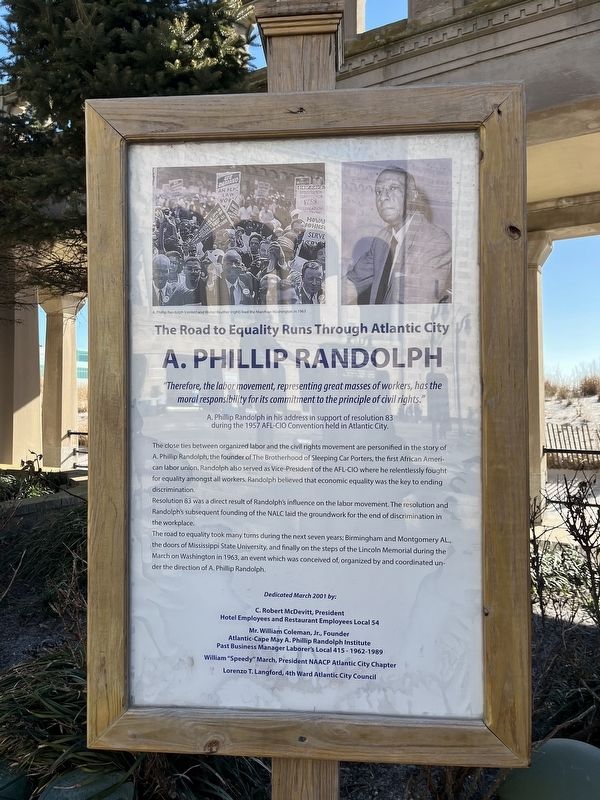 A. Phillip Randolph Marker image. Click for full size.