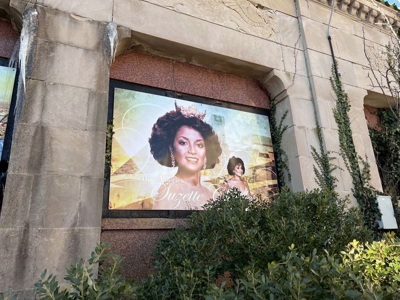 A mural of Suzette Charles along the Atlantic City Boardwalk image. Click for full size.