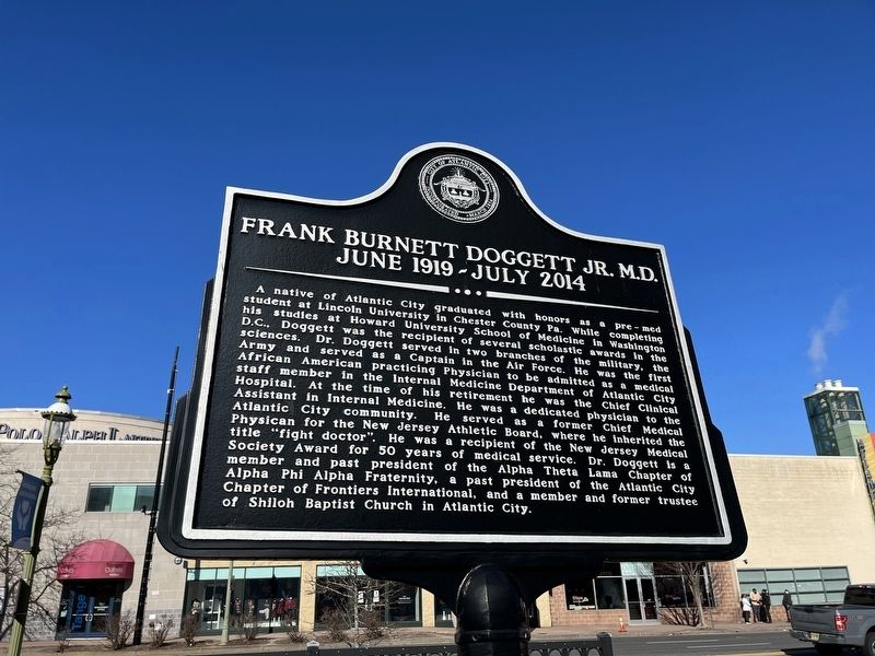 Frank Burnett Doggett Jr. M.D. Marker image. Click for full size.