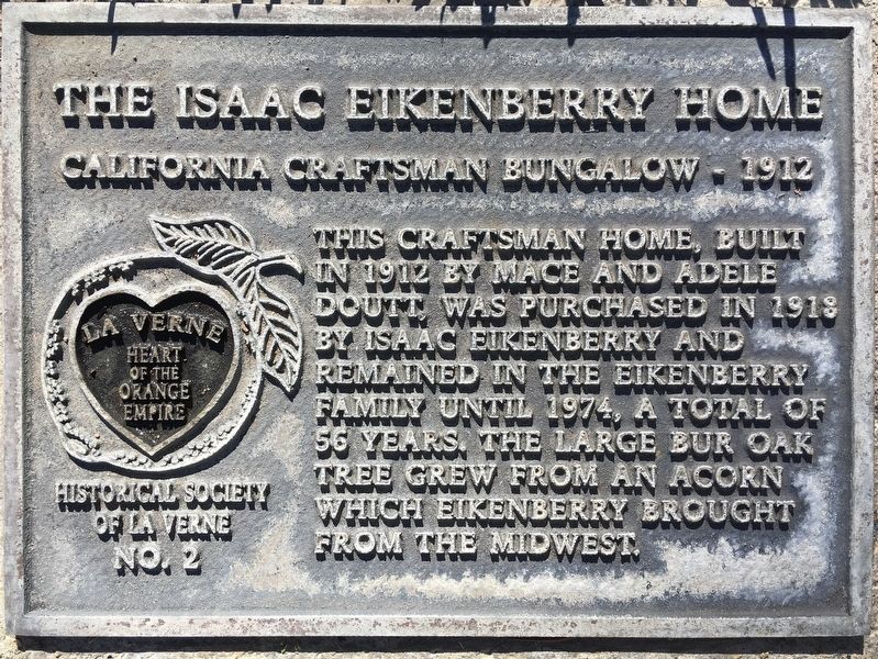 Isaac Eikenberry Home Marker image. Click for full size.