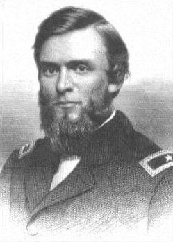 Union Army General Joshua W. Sill (1831-1862) image. Click for full size.