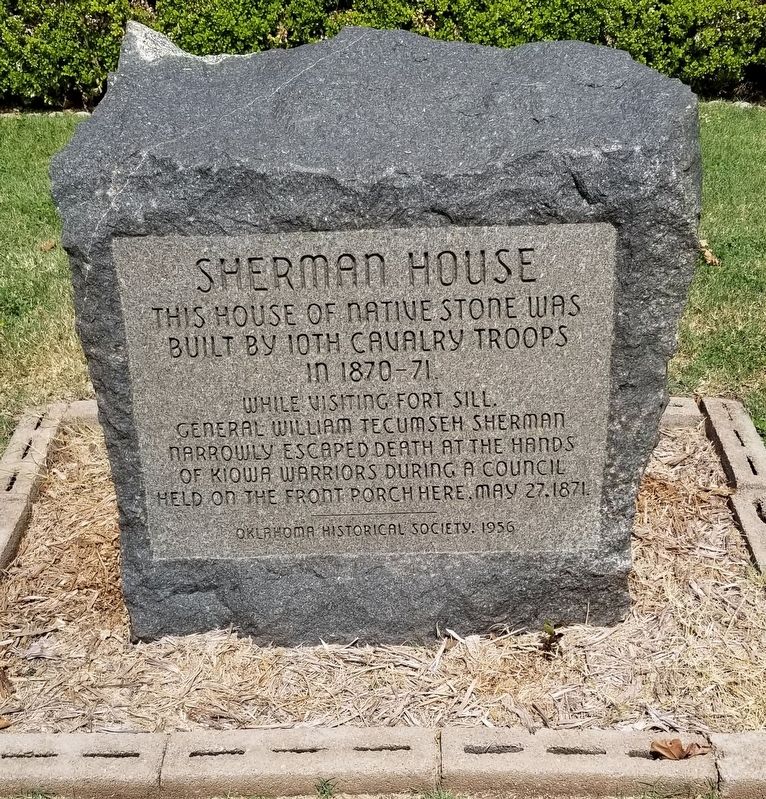 Sherman House Marker. Click for full size. Sherman House Marker image. Click for full size.