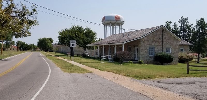 The view of the House and the Band Quarters Marker from the street image. Click for full size.