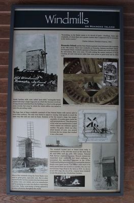 Windmills on Roanoke Island Marker image. Click for full size.