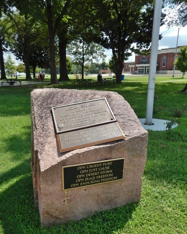 Legion Square Marker image. Click for full size.